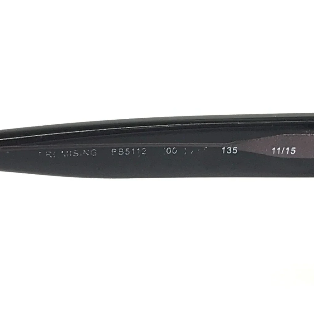 Bebe Eyeglasses Frames BB5112 001 JET Black Purple Square Full Rim 50-15-135
